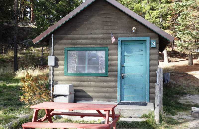 Cabin exterior at North Shore Lodge & Resort.