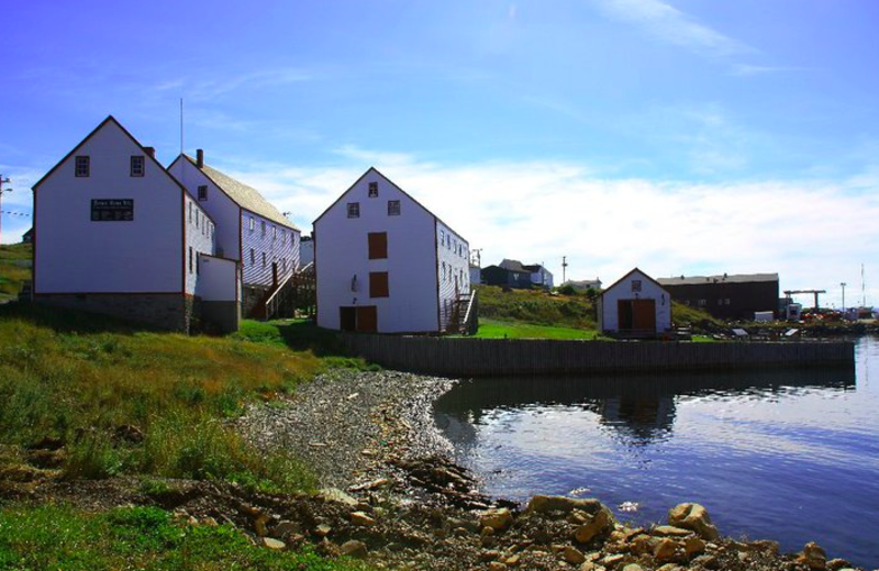 Exterior view of The Harbour Quarters Inn.