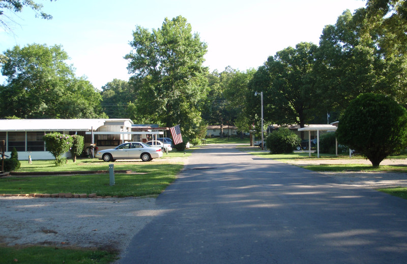 RV campsite at Copper John's Resort.