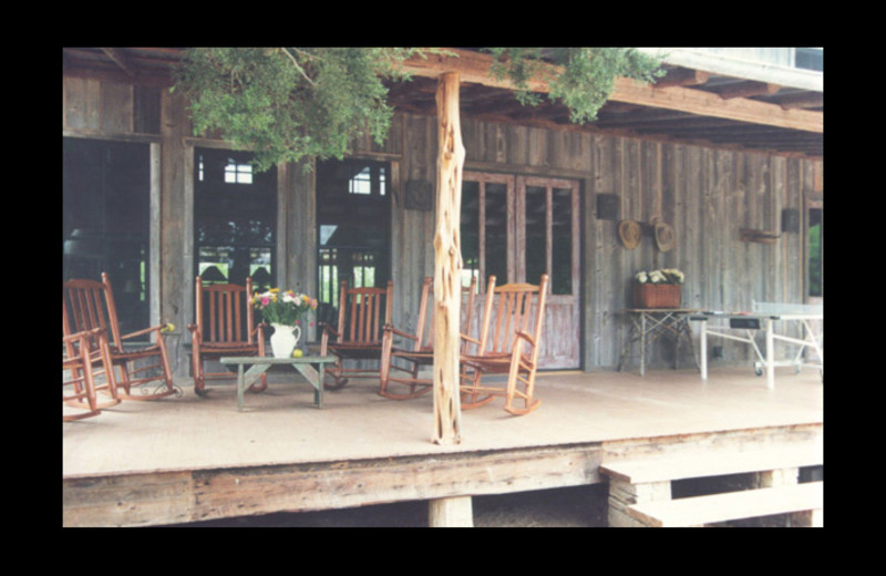 Cabin exterior at Moriah.