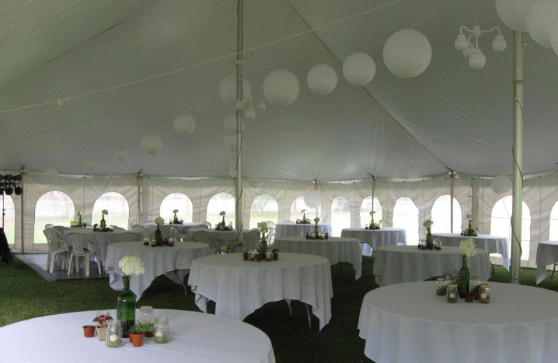 Wedding reception at Holiday Acres Resort.