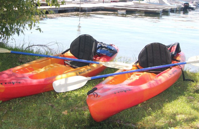 Kayaking at Silver Beach Resort.
