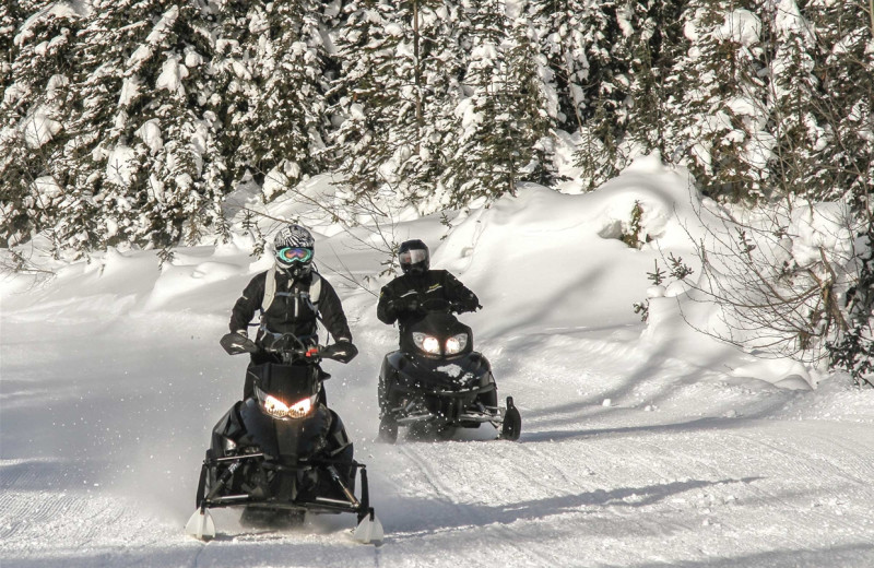 Snowmobiling at Fernie Central Reservations.
