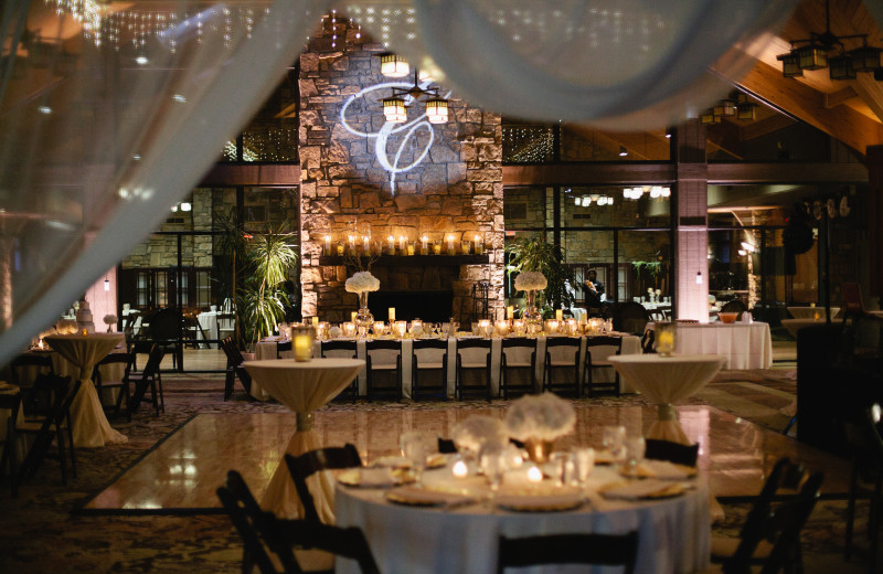 POSTOAK has multiple indoor reception spaces to fit most any size wedding party.