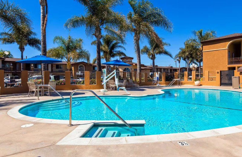 Outdoor pool at Best Western Oxnard Inn.