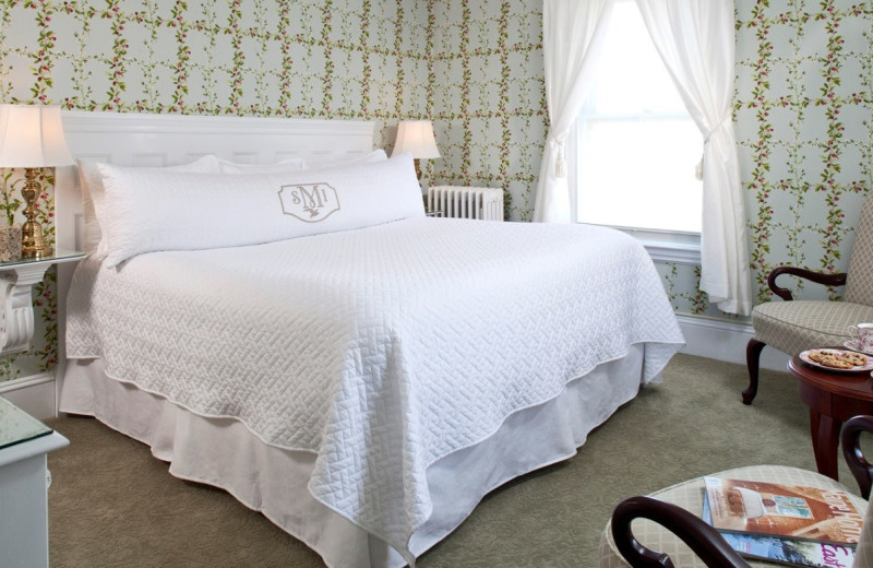 Guest bedroom at Maine Stay Inn & Cottages.