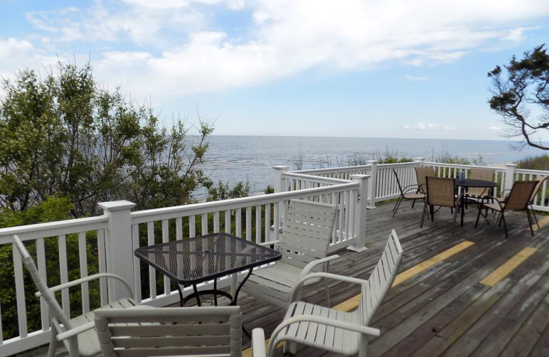Rental deck at Jersey Cape Realty.