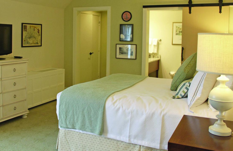 Guest room at Boar's Head Resort.