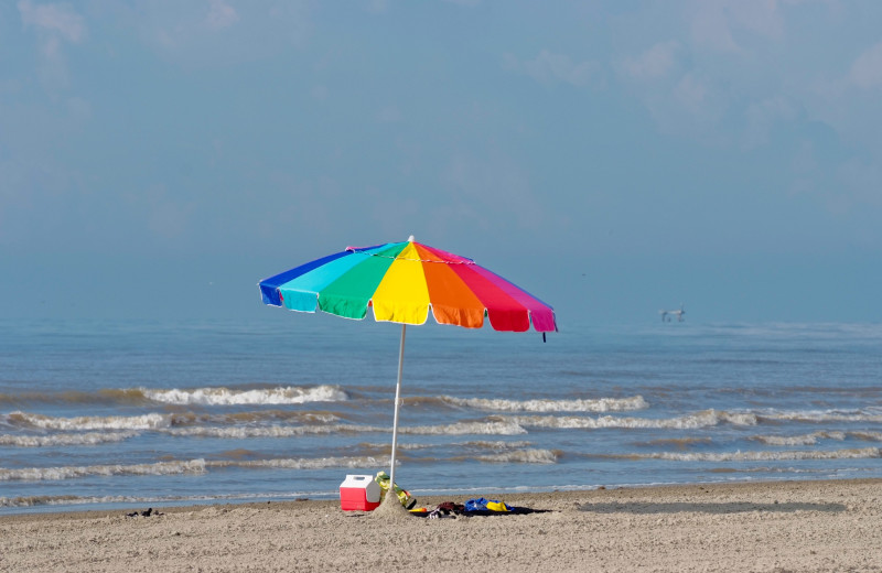 The beach at A B Sea Resorts.