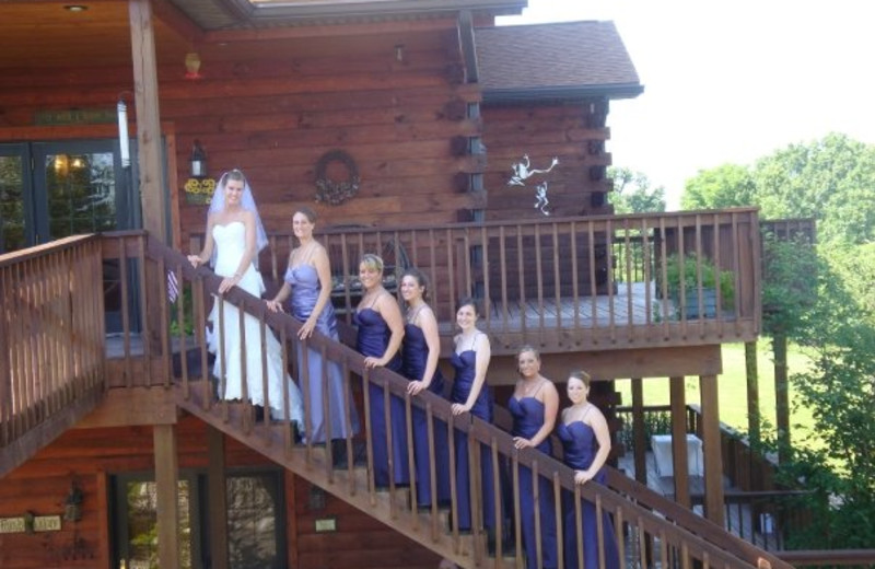 Wedding at Harpole's Heartland Lodge.