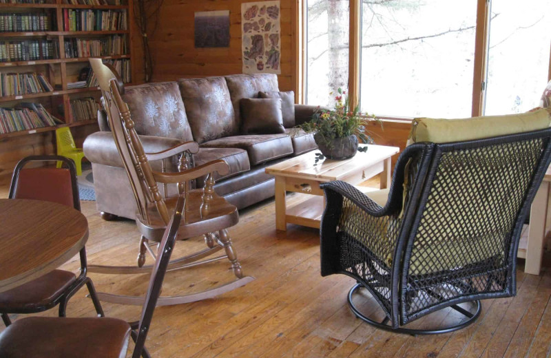 Lounge at Little Norway Resort.