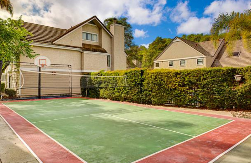 Tennis court at Residence Inn Sunnyvale Silicon Valley II.