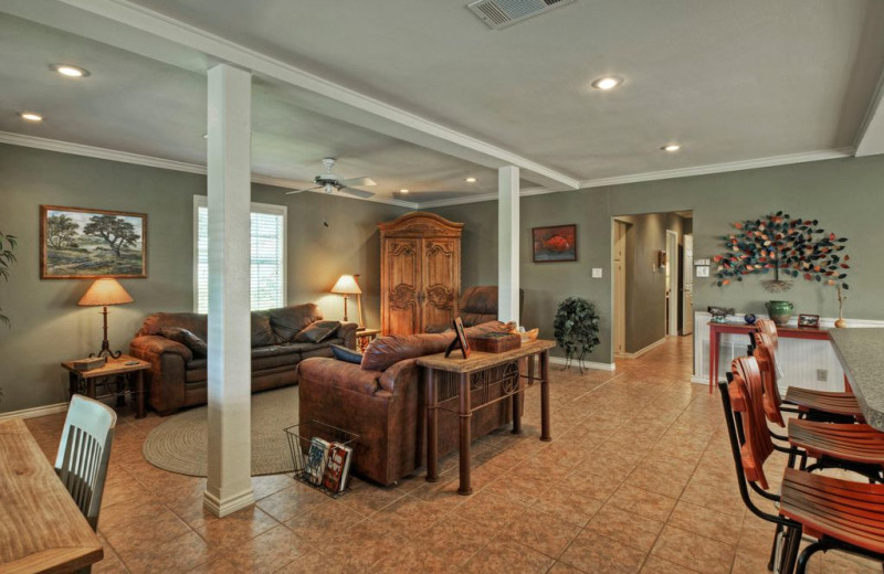 Living room at Eastbank River Respite.