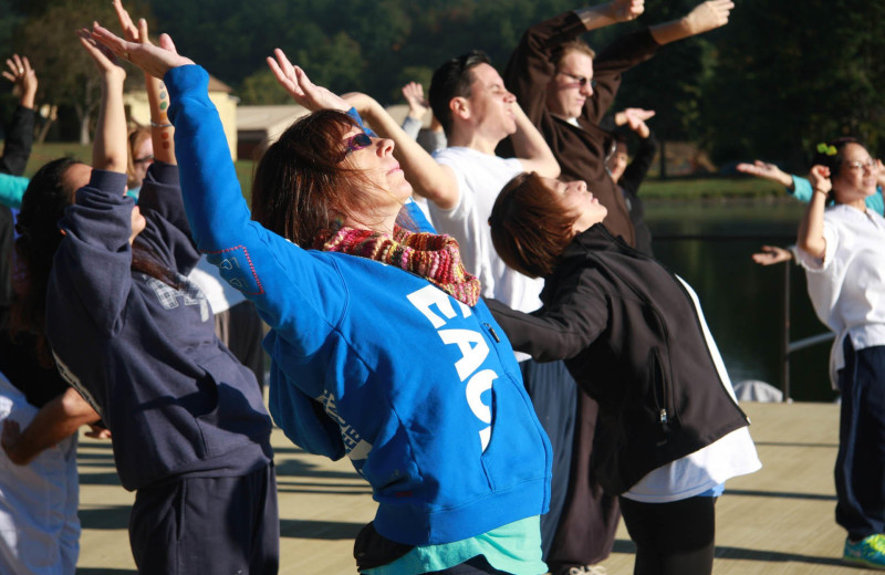 Wellness Class at Honor's Haven Retreat & Conference