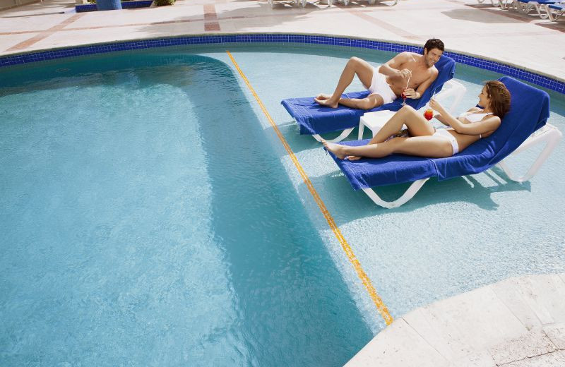 Relaxing Poolside at Barcelo Costa Cancun