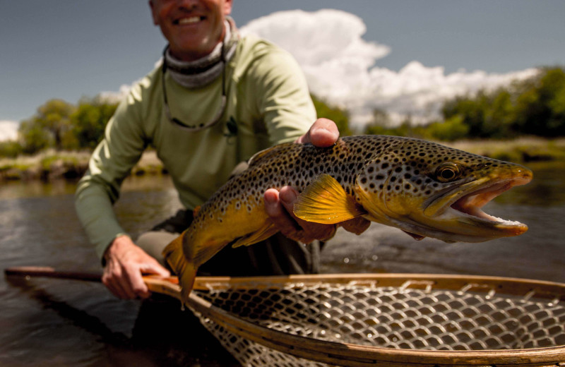 Fishing at Missoula River Lodge.