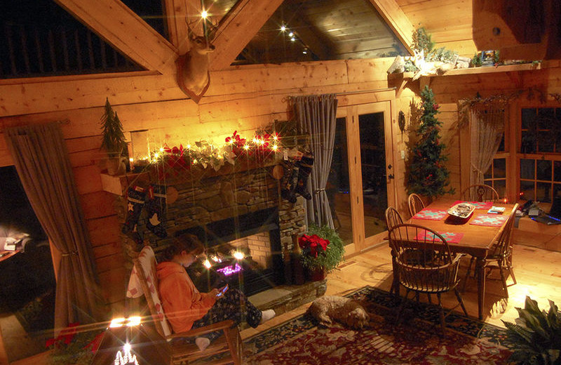 Rental living room at Amazing Branson Rentals
