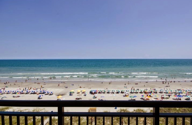 Balcony view at Ocean Reef Resort.