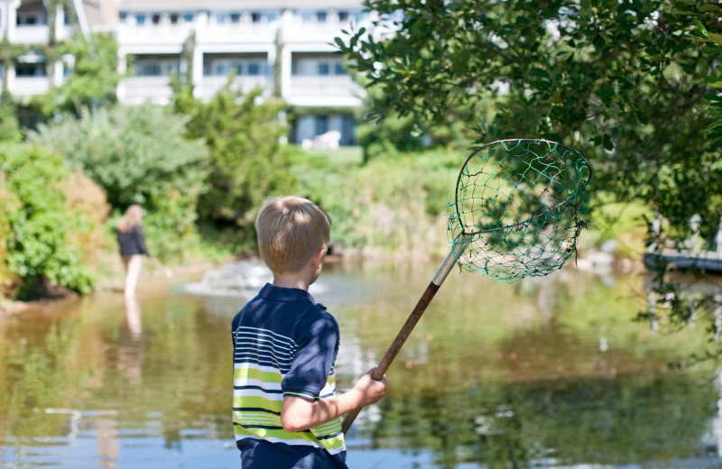 Fishing at Winnetu Oceanside Resort.