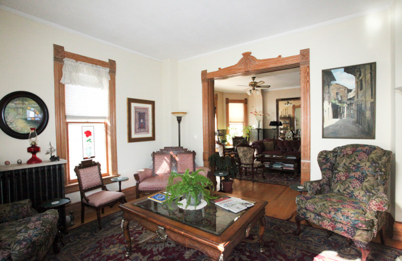 Parlor at Scandinavian Inn.