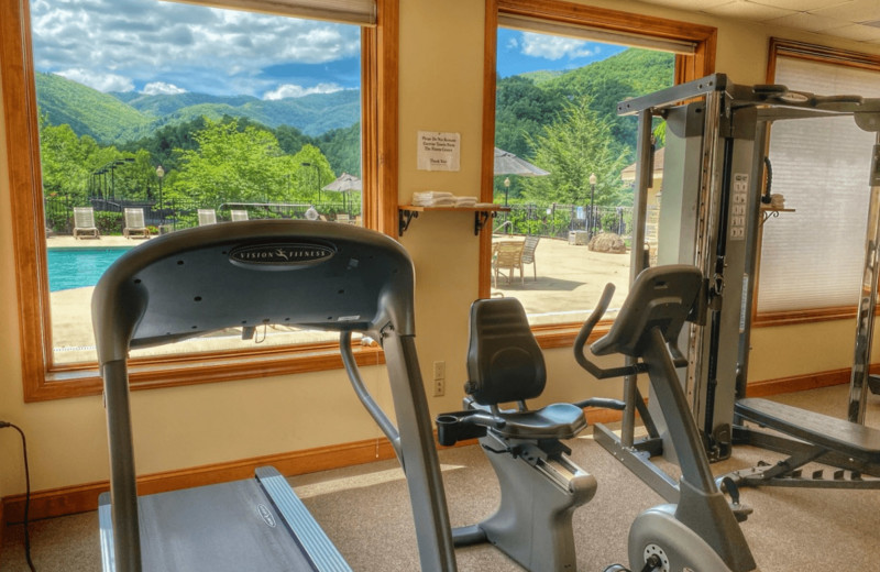 Fitness room at Smoky Mountain Country Club.