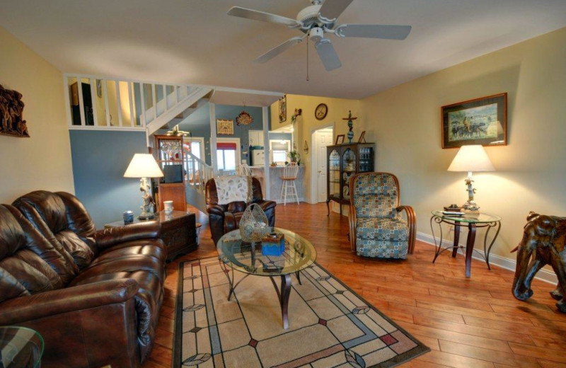 Vacation rental living room at Century 21 Action Inc.