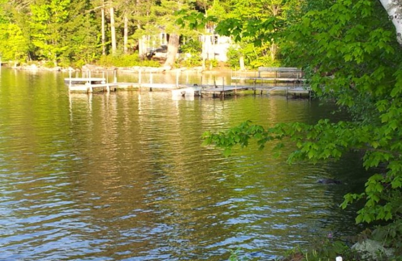 Docks at Highland Lake Resort.