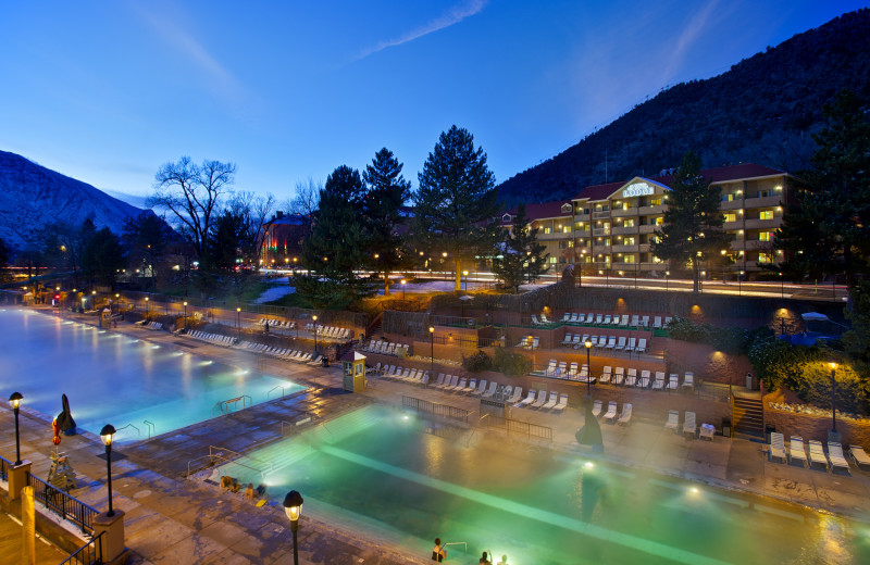 Exterior view of Glenwood Hot Springs.