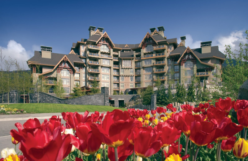 Exterior view of Four Seasons Resort Whistler.