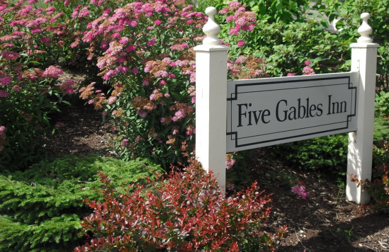 Garden at Five Gables Inn.