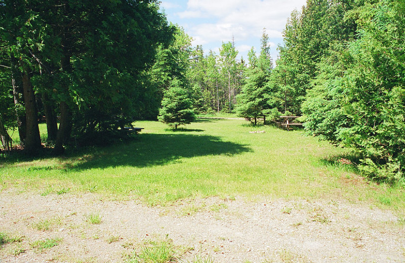 Campsite at Black Rock Resort.