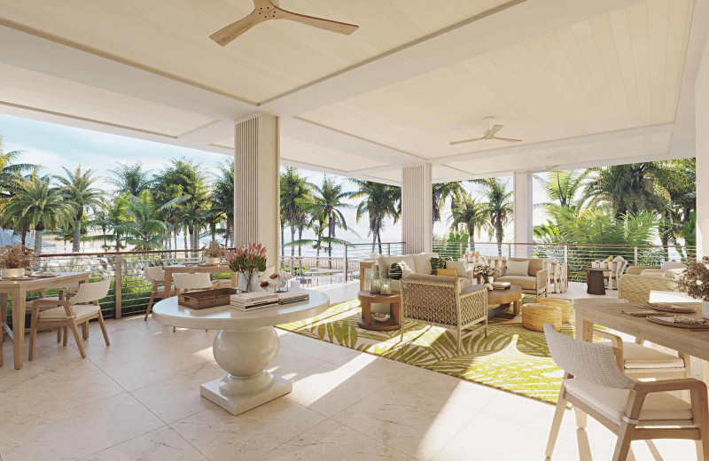 Patio at Naples Beach Club.