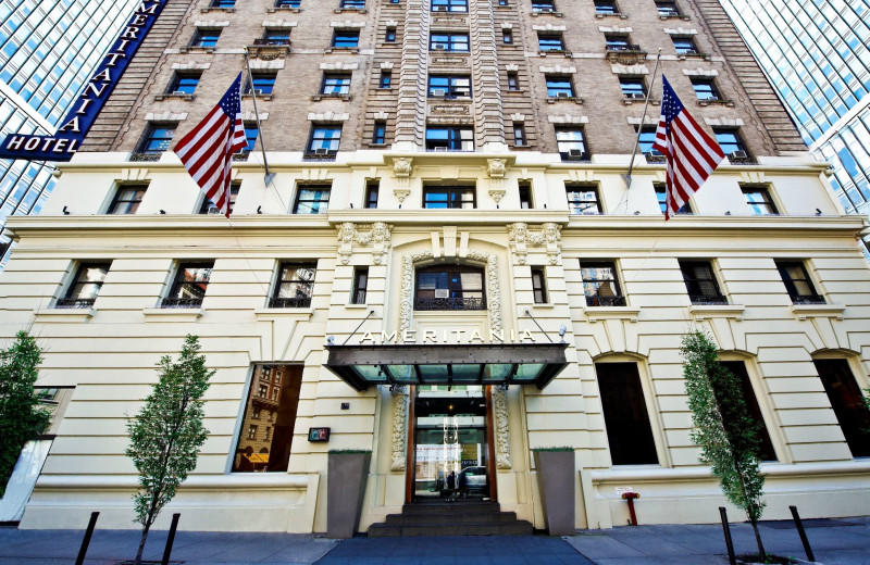 Exterior view of Ameritania Hotel.