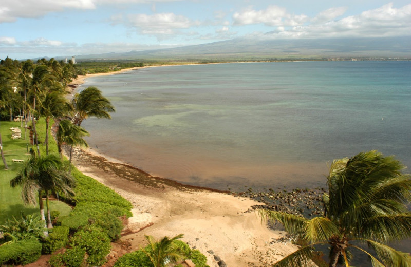 The beach at Island Sands Resort.