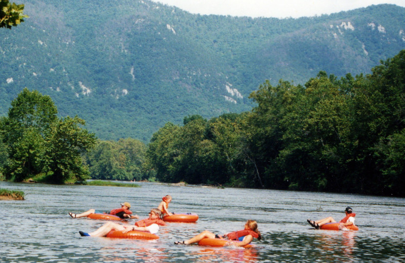 Water tubing at The Alcove at Luray.