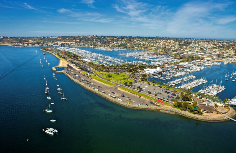 Aerial view of Best Western Plus Island Palms Hotel 