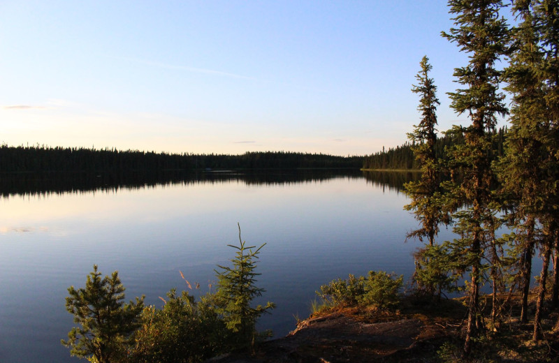 Lake view at Churchill River Canoe Outfitters.