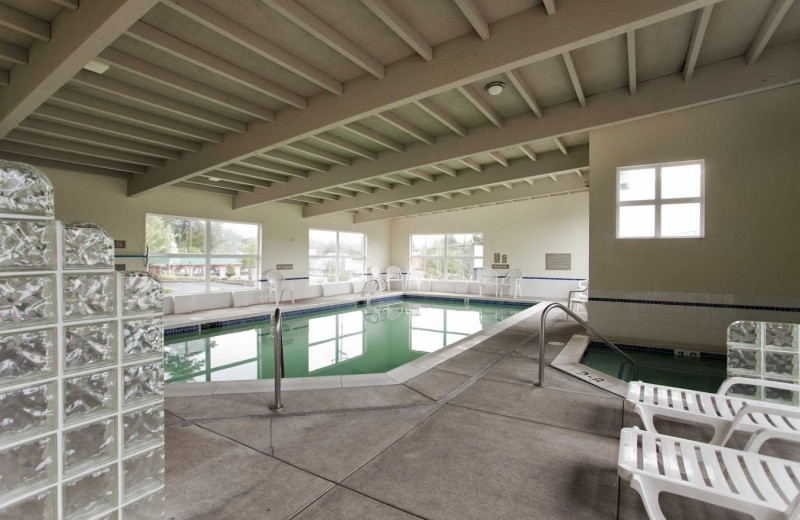Indoor pool at Inn at Wecoma Lincoln City.