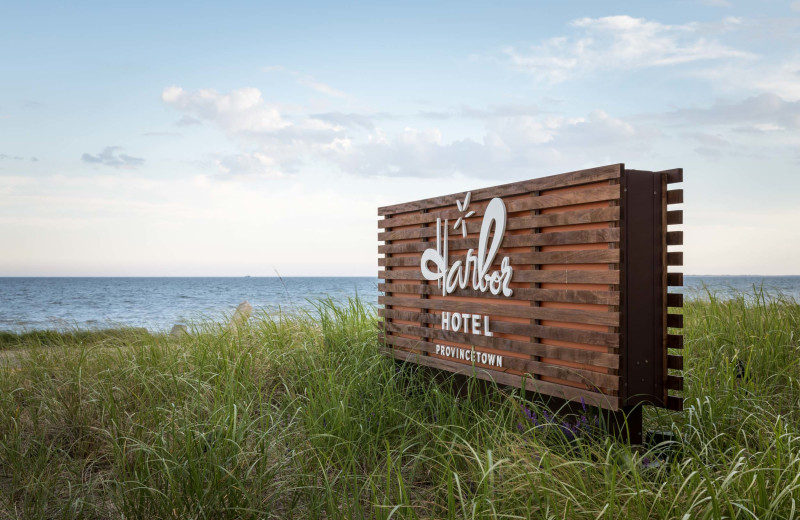 Beach at Harbor Hotel Provincetown.