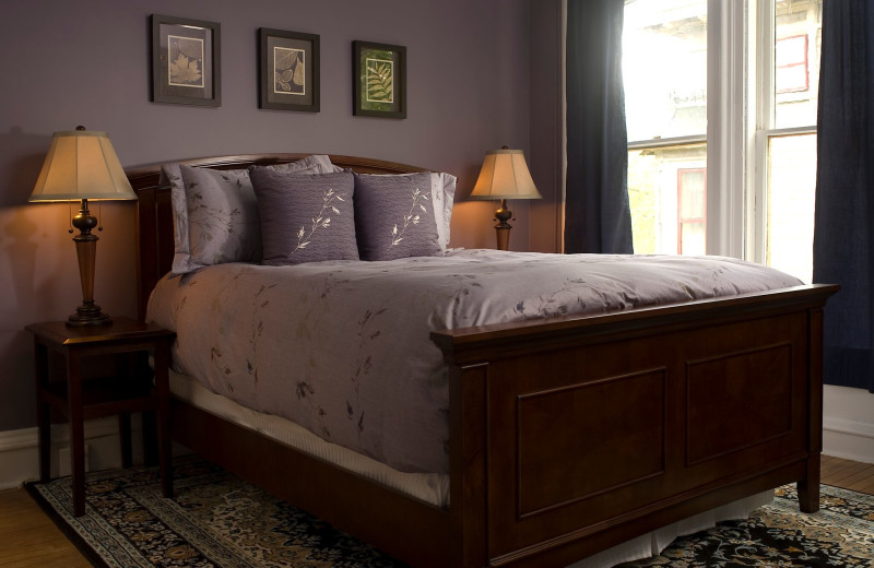 Guest room at Croff House Bed & Breakfast.