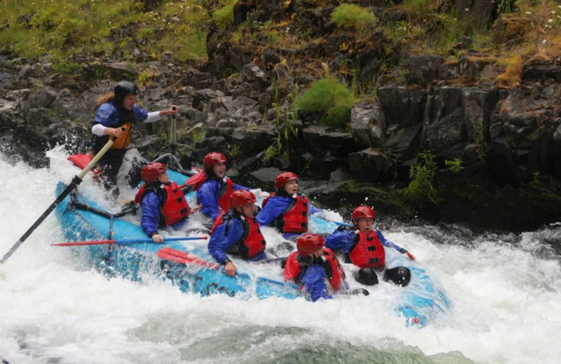 River rafting at Columbia Gorge Hotel.