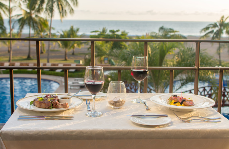 Fine Dining with Ocean Front Sunset at Adacus Restaurant