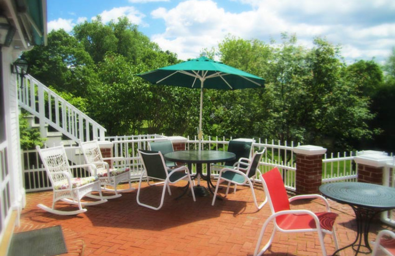 Patio at The Captain Jefferds Inn.