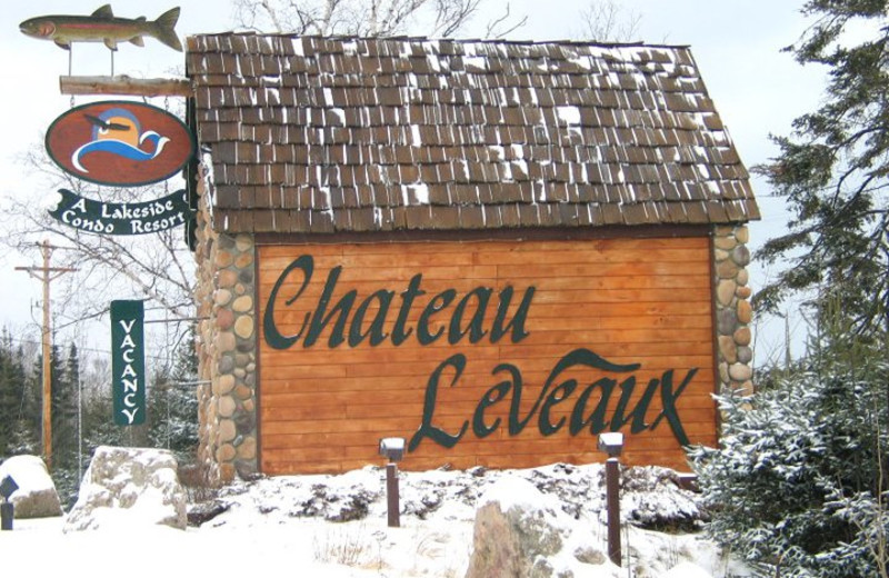 Chateau LeVeaux sign.