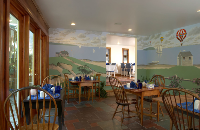 Dining room at Pleasant Bay Village.