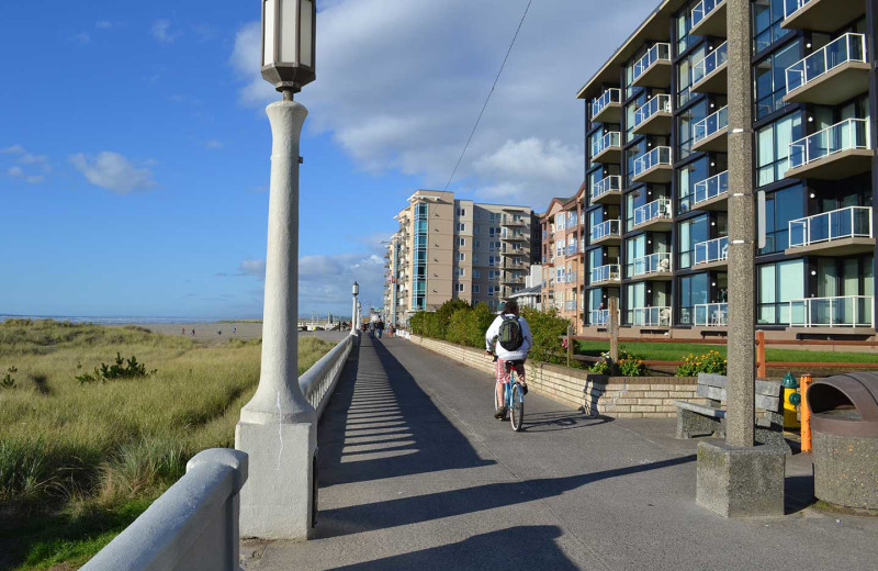 Beach walk near Beachhouse Vacation Rentals.