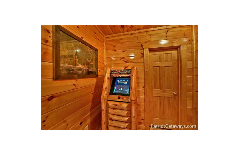 Arcade at American Patriot Getaways - A Tree Top Lodge.