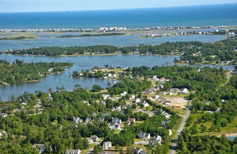 Aerial view of area at Treasure Realty.