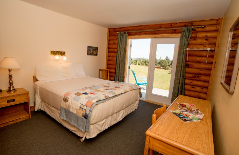 Guest room at Brier Island Lodge and Resort.