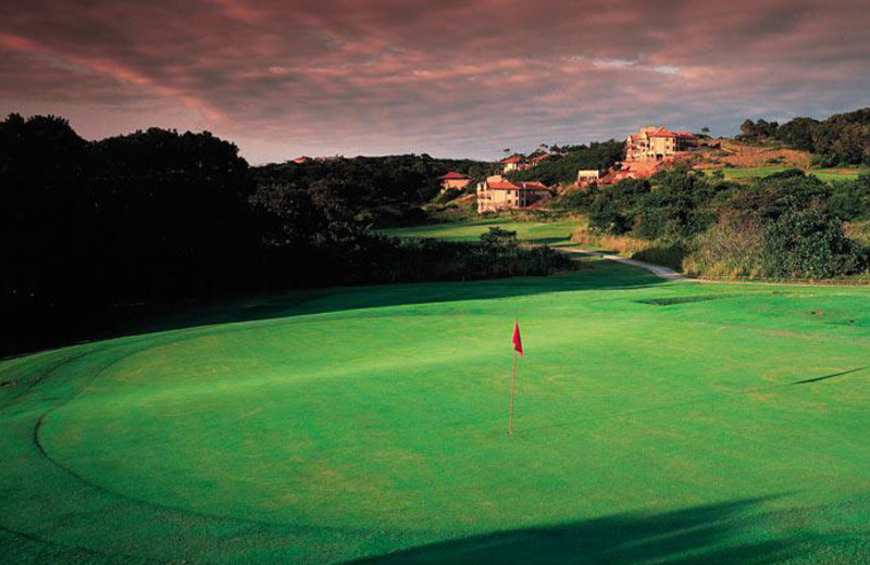 Golf course at Zimbali Lodge.